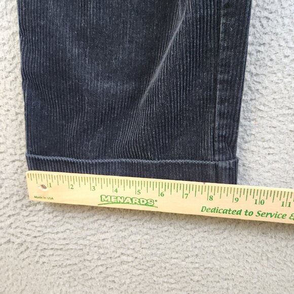 Croft & Barrow Pants Mens 36x32 Straight Corduroy Relaxed Fit Pleated Cuffed - Picture 6 of 9